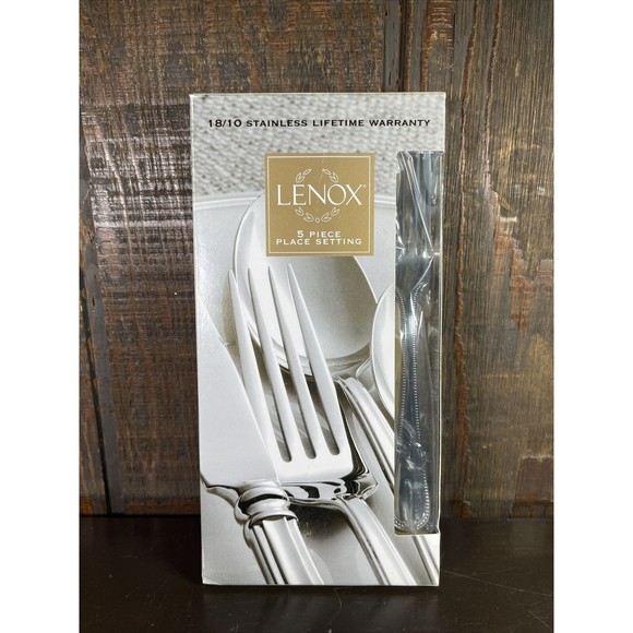 Lenox Other - Lenox Vintage Jewel Flatware 5 Piece Place Setting(s) 18/10 Stainless Korea NEW